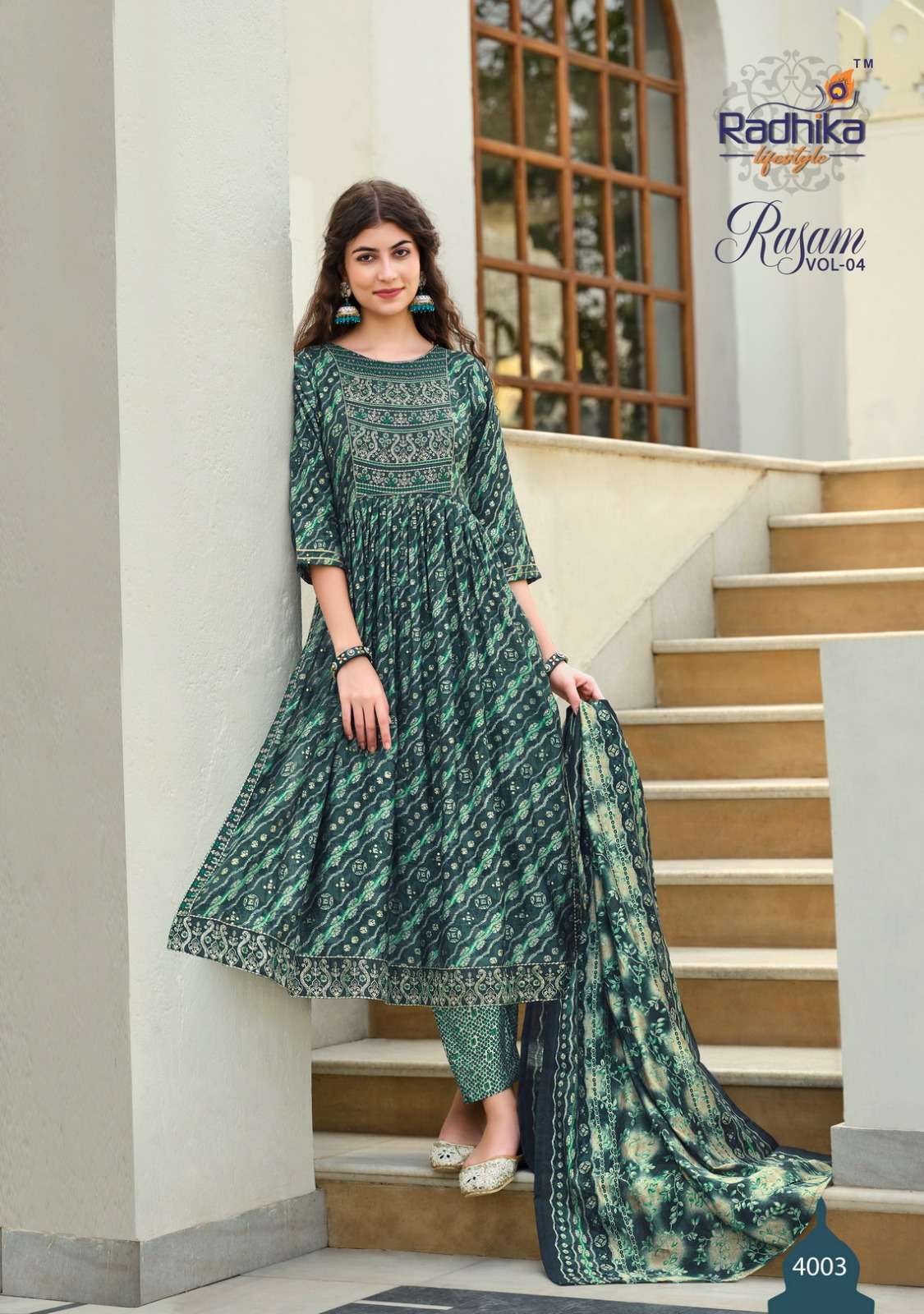 RADHIKA RASAM vol - 4 NAYRA CUT GOWN  Wholesale catalog