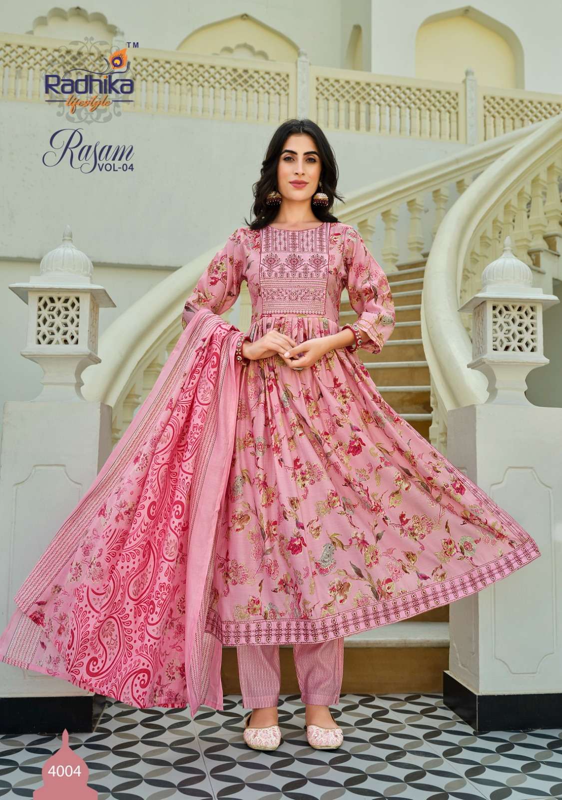RADHIKA RASAM vol - 4 NAYRA CUT GOWN  Wholesale catalog