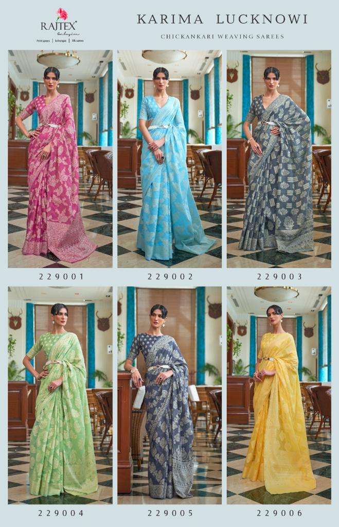 Rajtex Karima Lucknowi Exclusive Chikankari Weaving Wholesale catalog