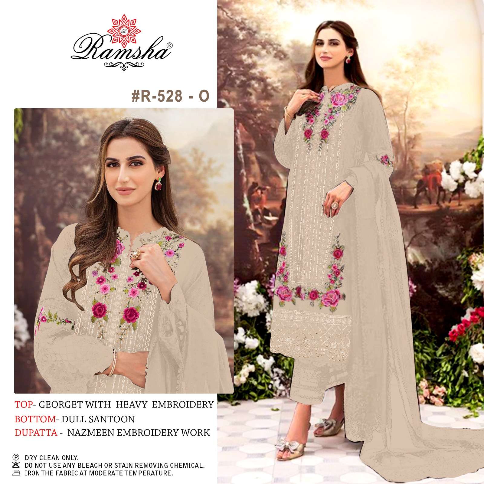Ramsha R 528 Light Nx Designer Pakistani Suit Wholesale catalog
