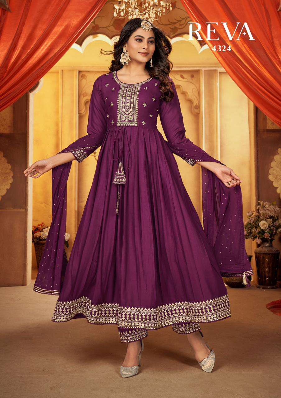 REVA Anarkali Kurti Wholesale catalog