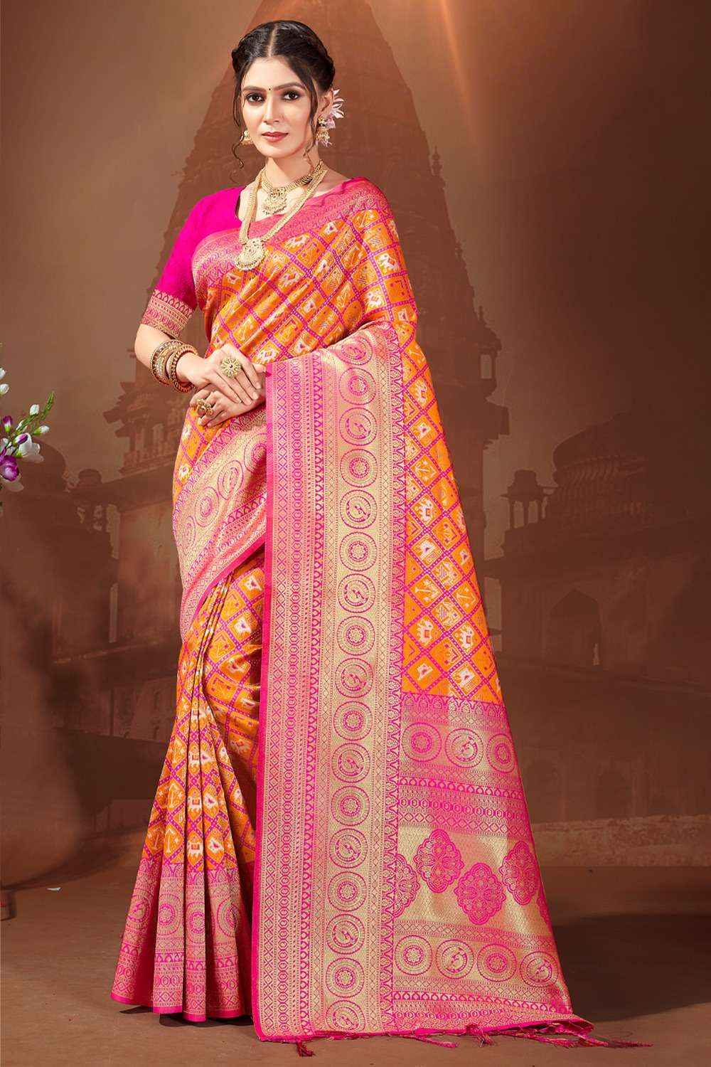 RUCHI BUNAWAT Patola Silk Saree Wholesale catalog