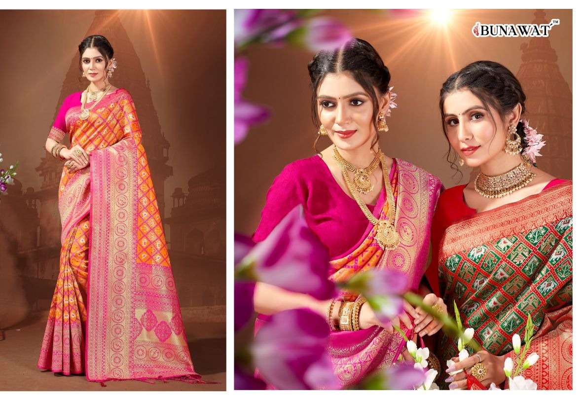 RUCHI BUNAWAT Patola Silk Saree Wholesale catalog