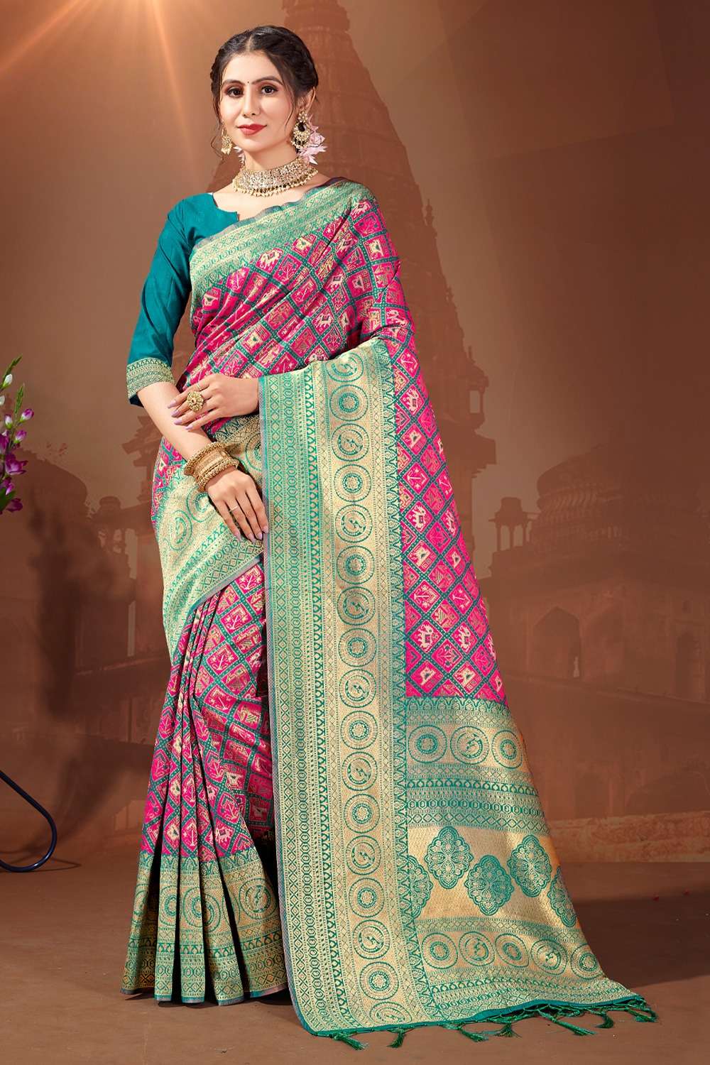 RUCHI BUNAWAT Patola Silk Saree Wholesale catalog