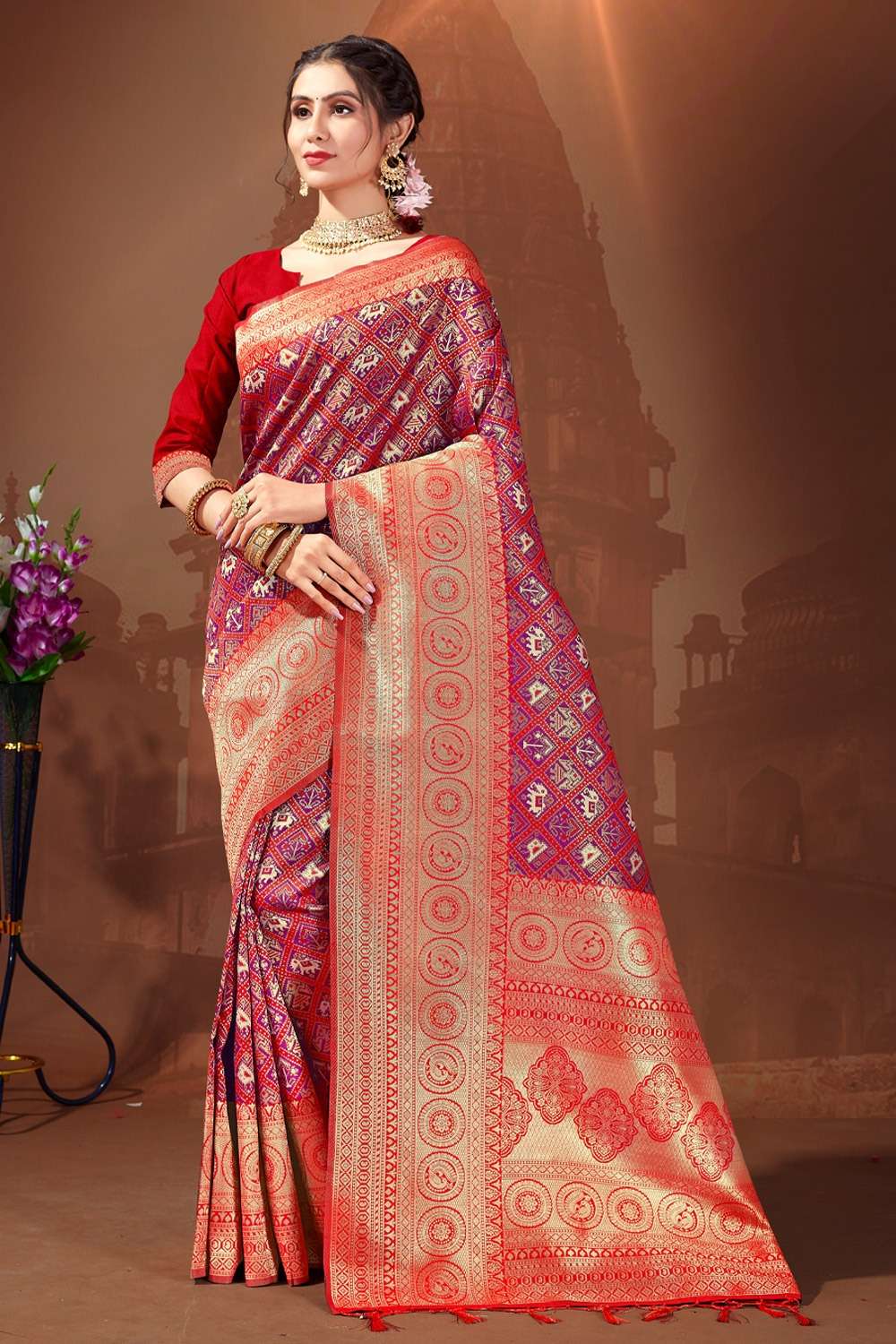 RUCHI BUNAWAT Patola Silk Saree Wholesale catalog