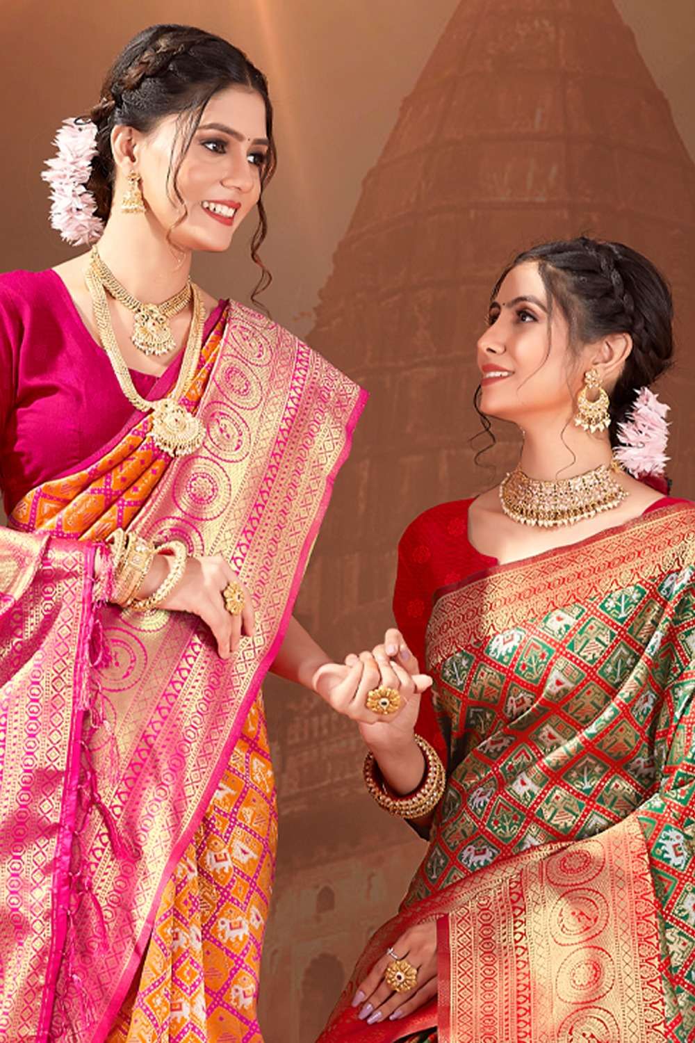 RUCHI BUNAWAT Patola Silk Saree Wholesale catalog