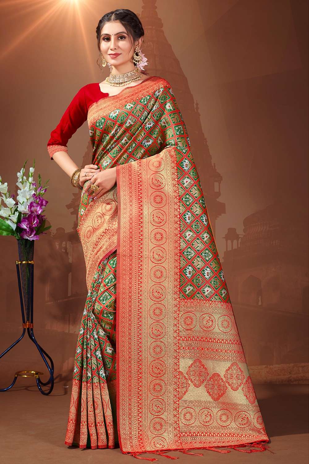 RUCHI BUNAWAT Patola Silk Saree Wholesale catalog