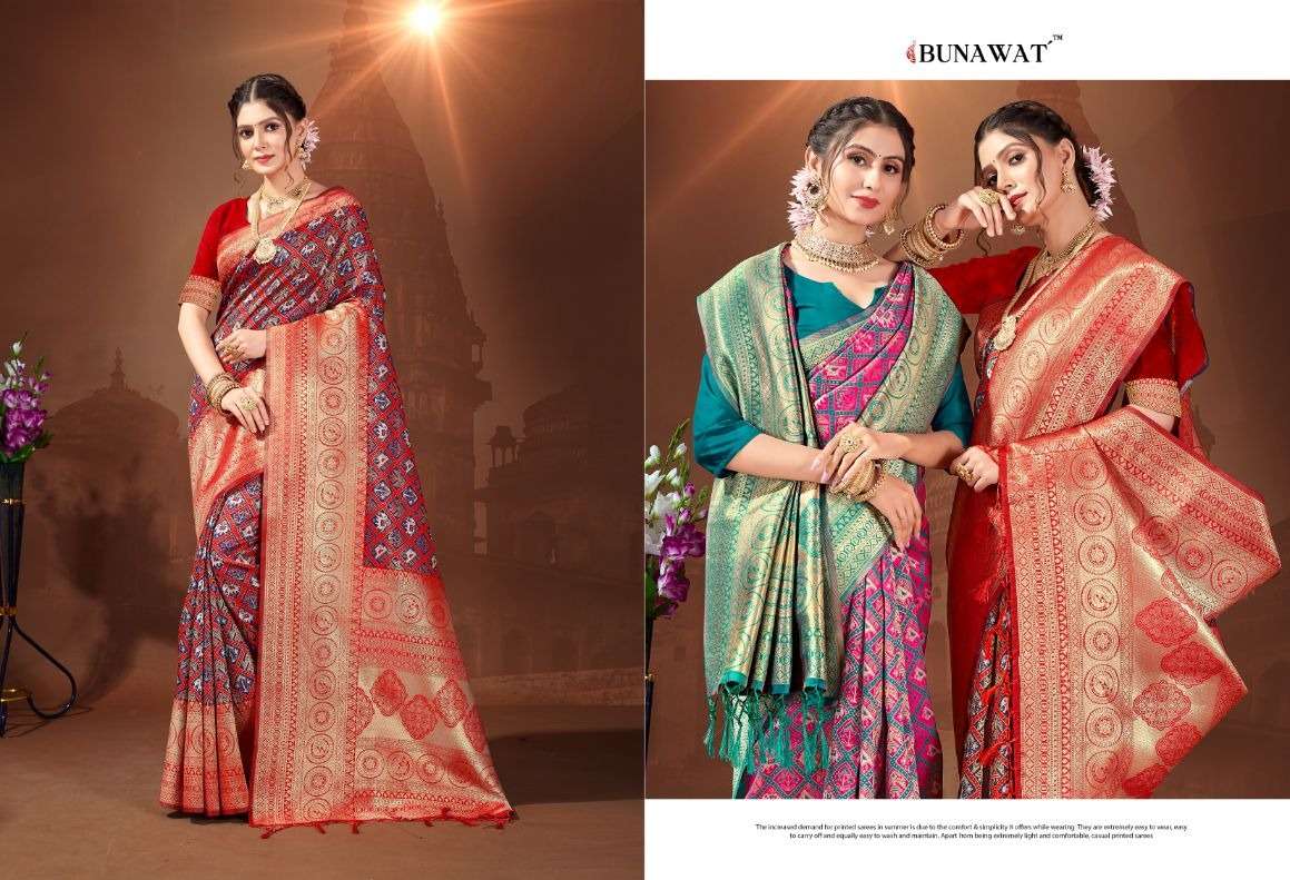 RUCHI BUNAWAT Patola Silk Saree Wholesale catalog