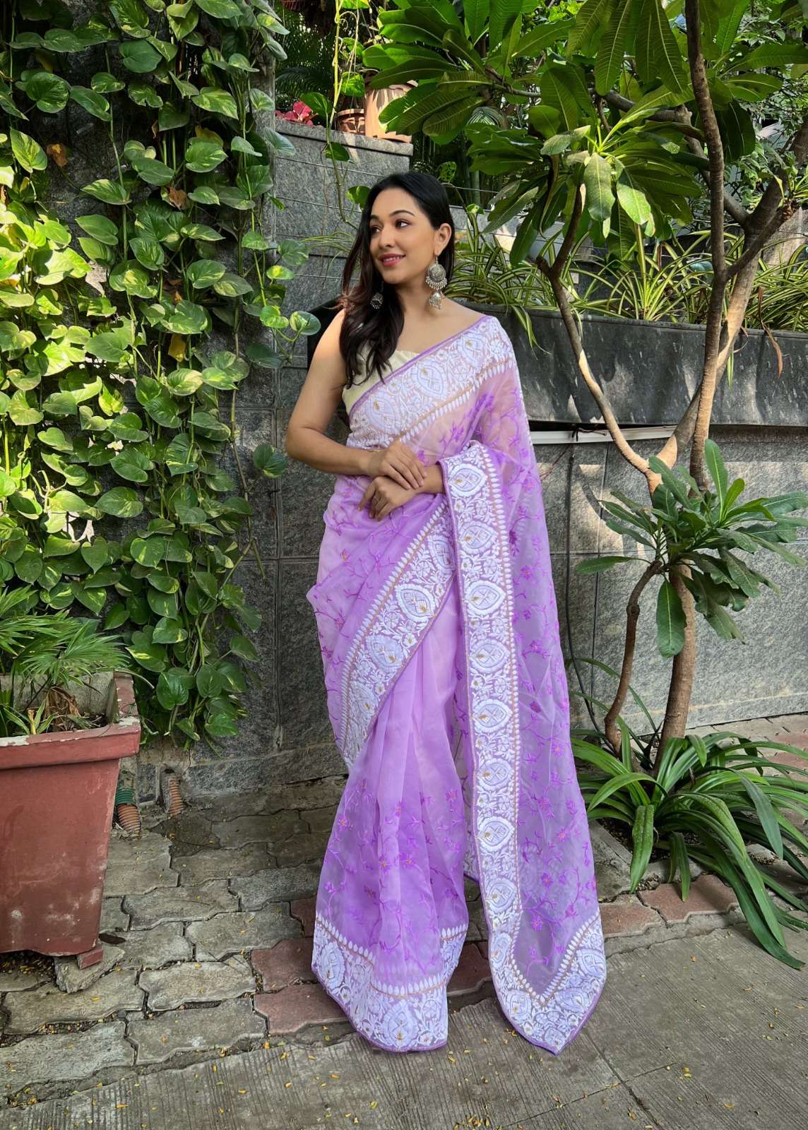 SAROJ-RITI-RIVVAZ-SOFT-ORGANZA-SAREE-MANUFACTUR-SURAT-AT-WHOLESALE-RATE-2 | Organza  saree, Saree, Organza
