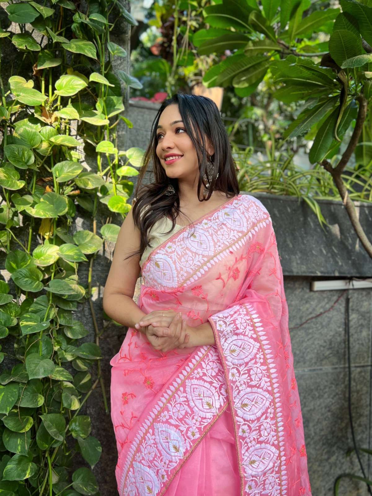 Saavi 01 Designer Organza Saree Wholesale catalog