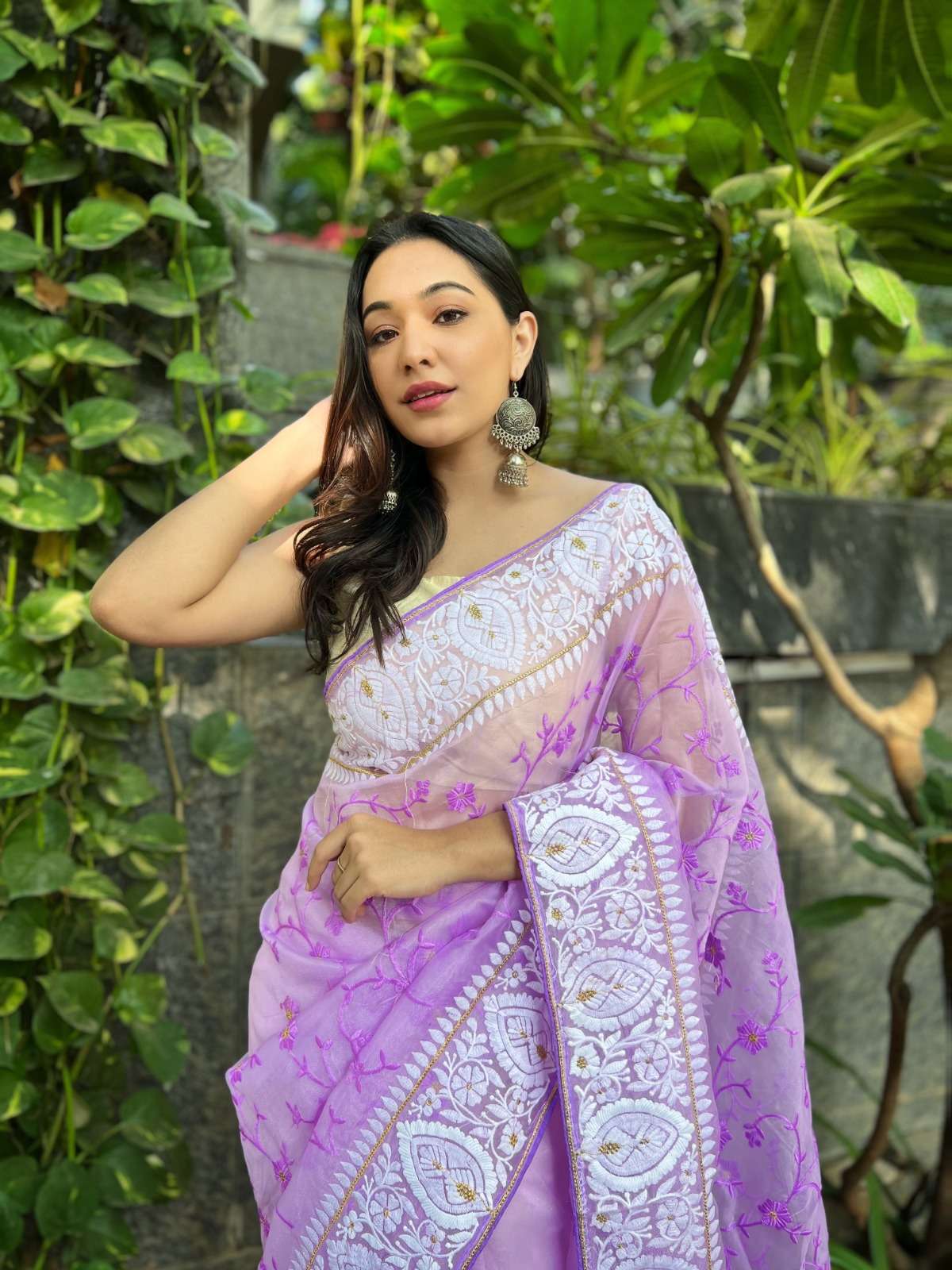 Saavi 01 Designer Organza Saree Wholesale catalog