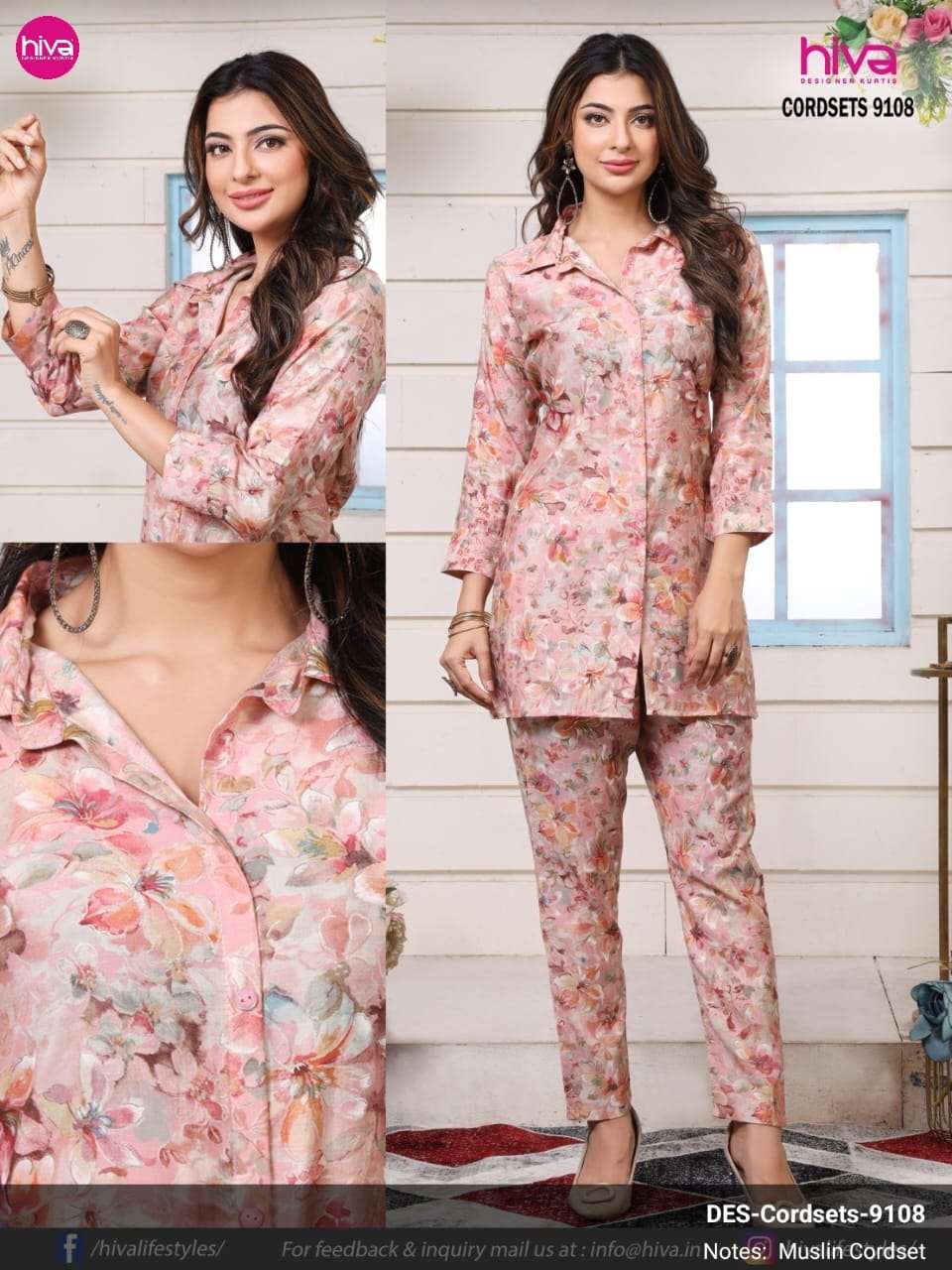  Sabella cordsets Pure muslin Vol-1 Kurti Wholesale catalog