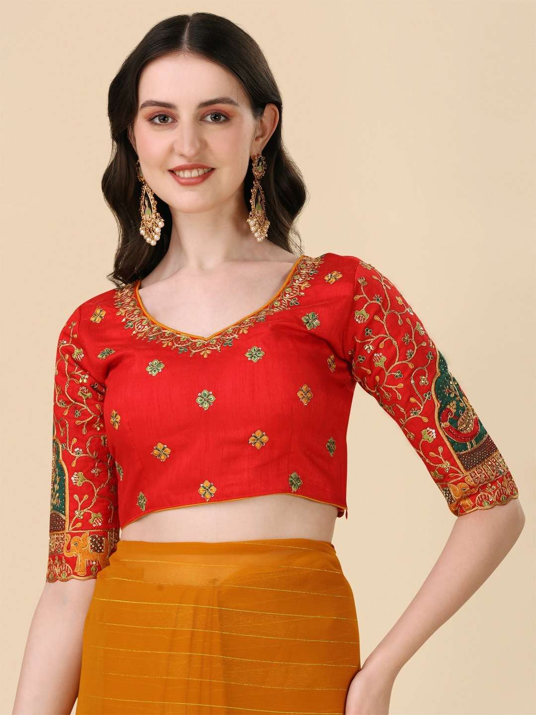Sc Georgette Sequence Worked Designer Saree Wholesale catalog