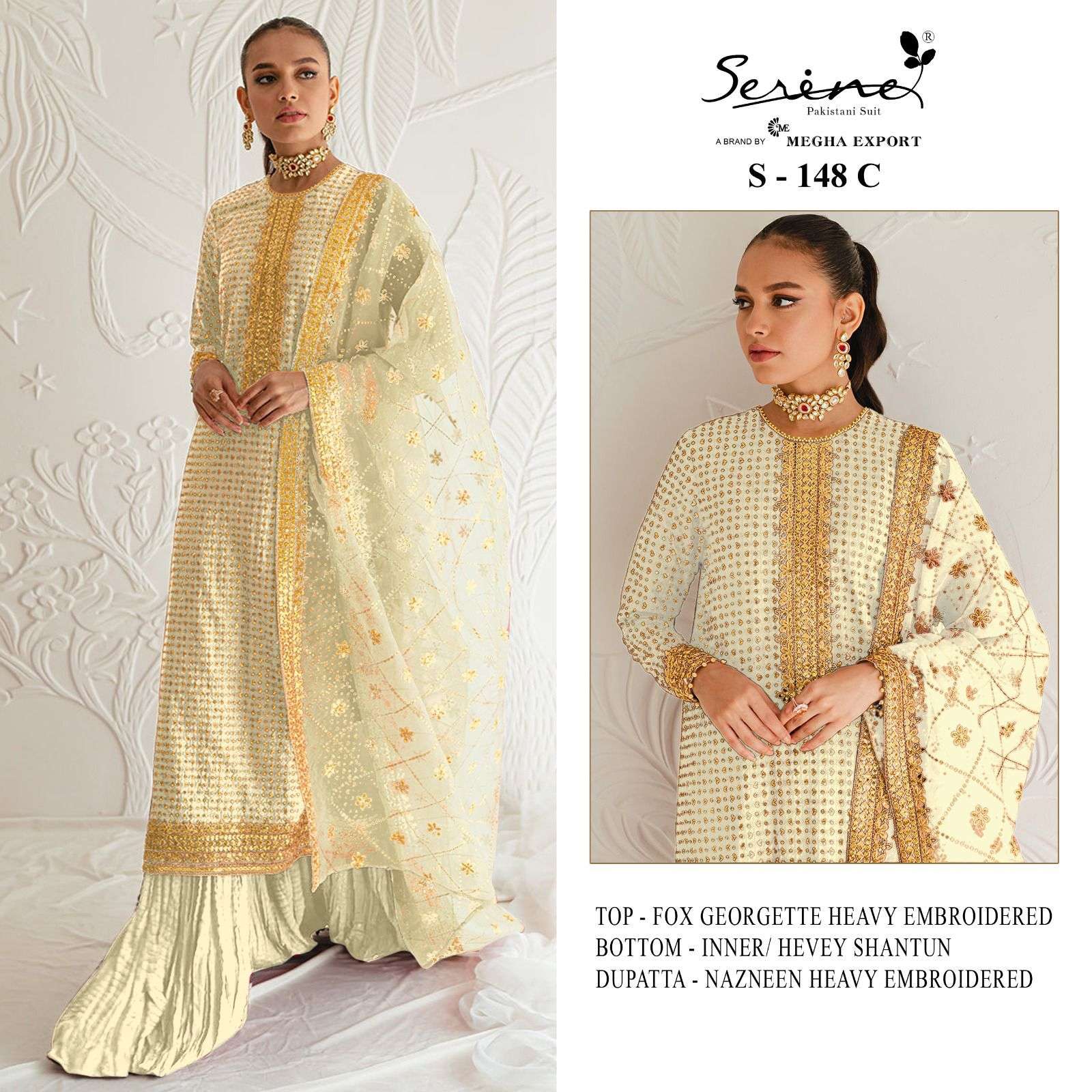 Serine S 148 A To C Designer Pakistani Suit Wholesale catalog