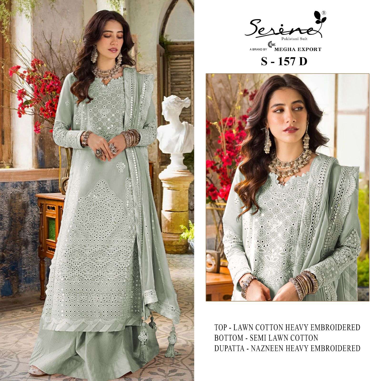 Serine S 157 Fancy Designer Pakistani Suit Wholesale catalog