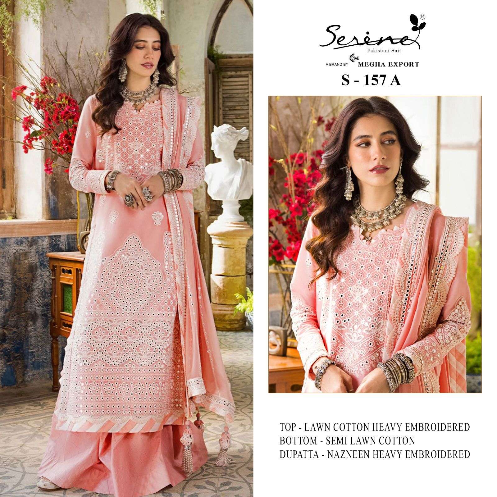 Serine S 157 Fancy Designer Pakistani Suit Wholesale catalog