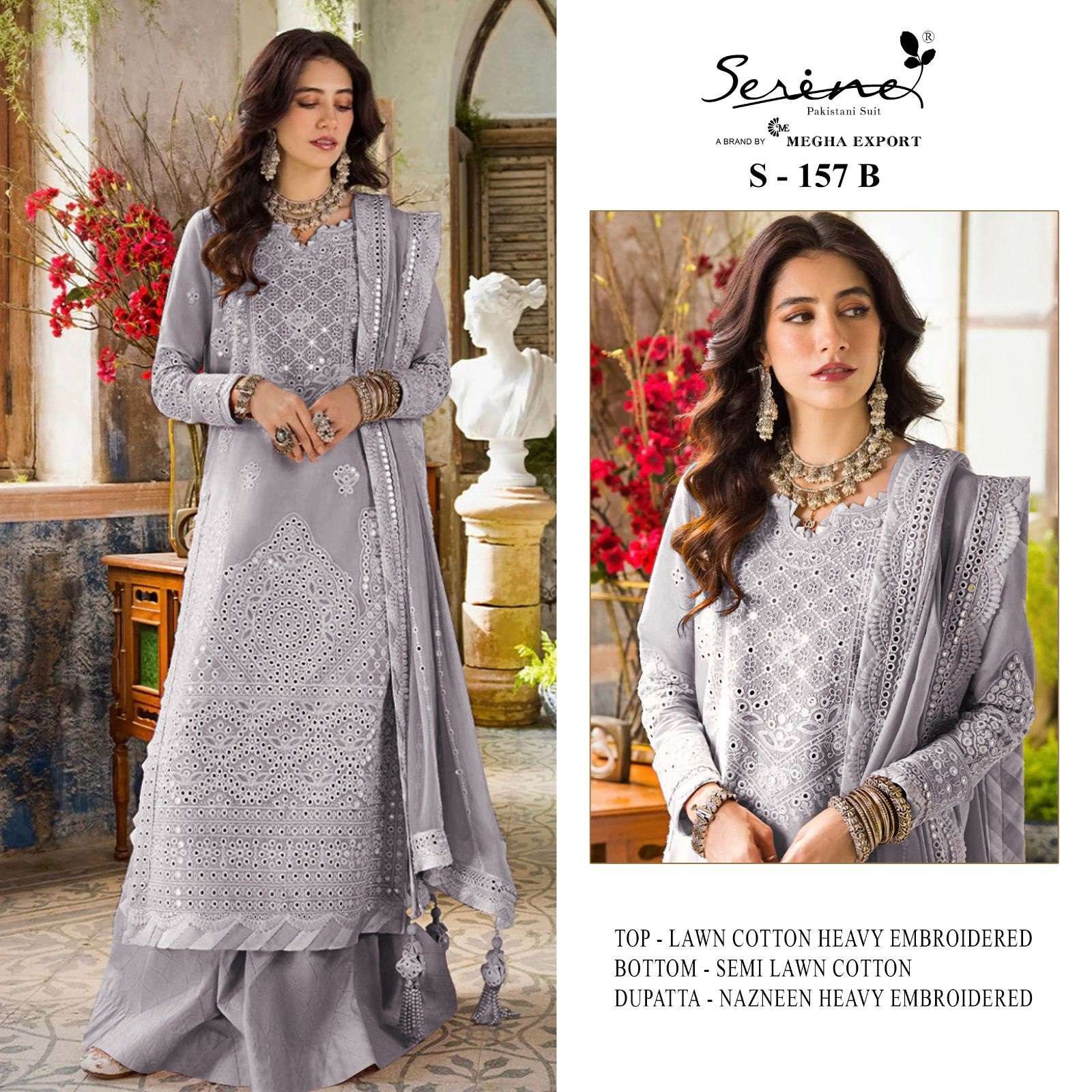 Serine S 157 Fancy Designer Pakistani Suit Wholesale catalog