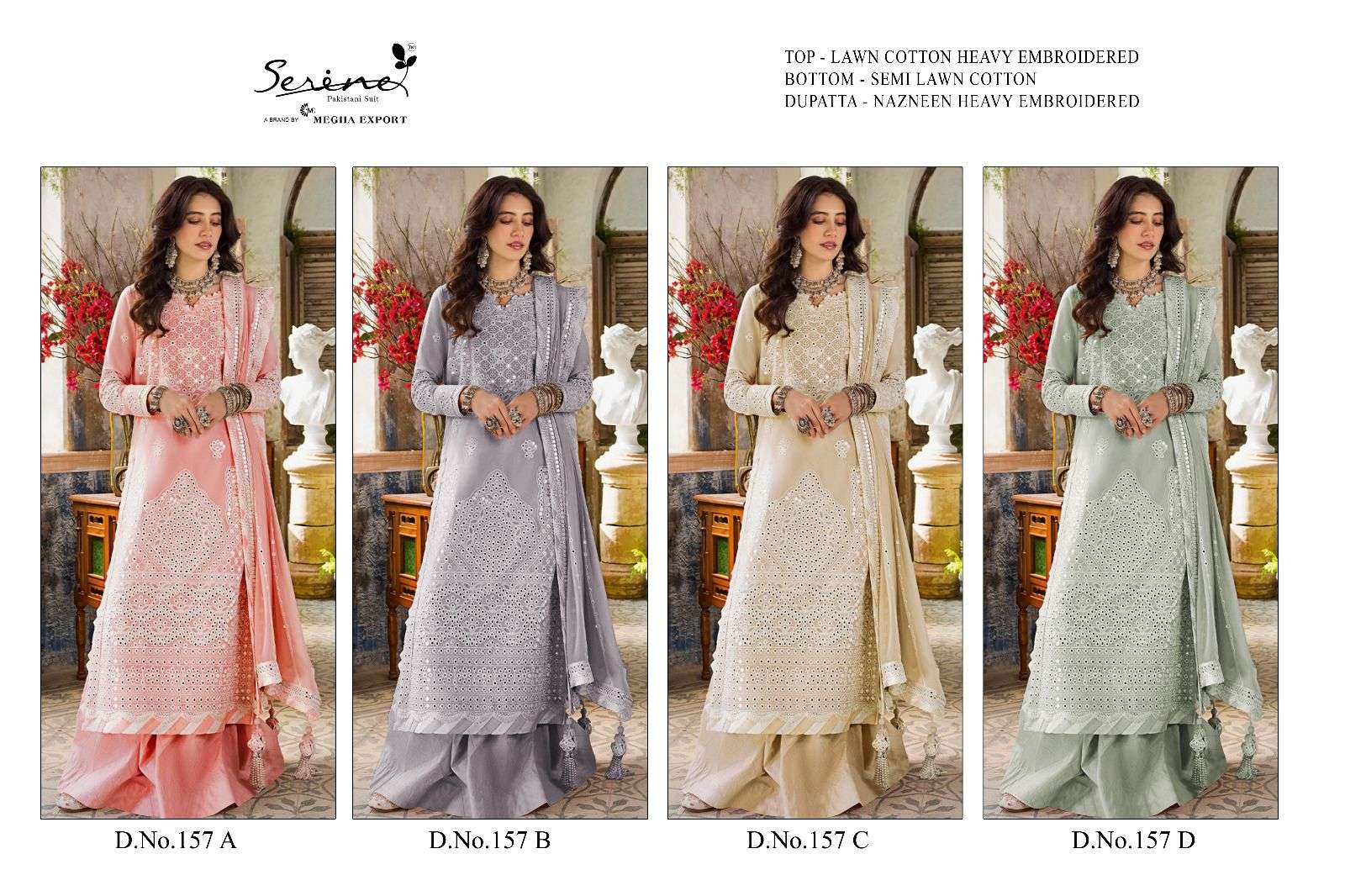 Serine S 157 Fancy Designer Pakistani Suit Wholesale catalog