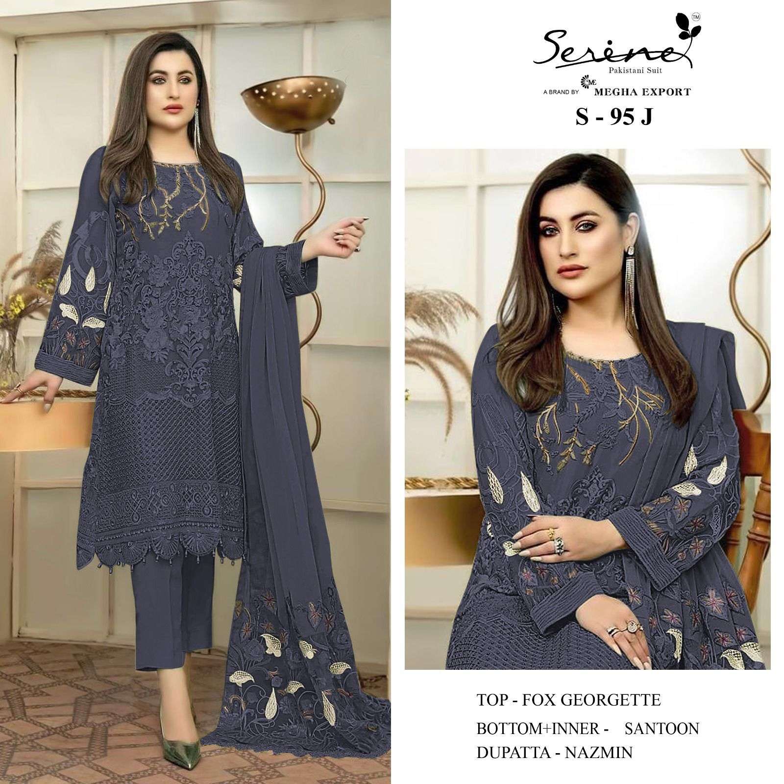 Serine S 95 I To L Exclusive Pakistani Suit Wholesale catalog