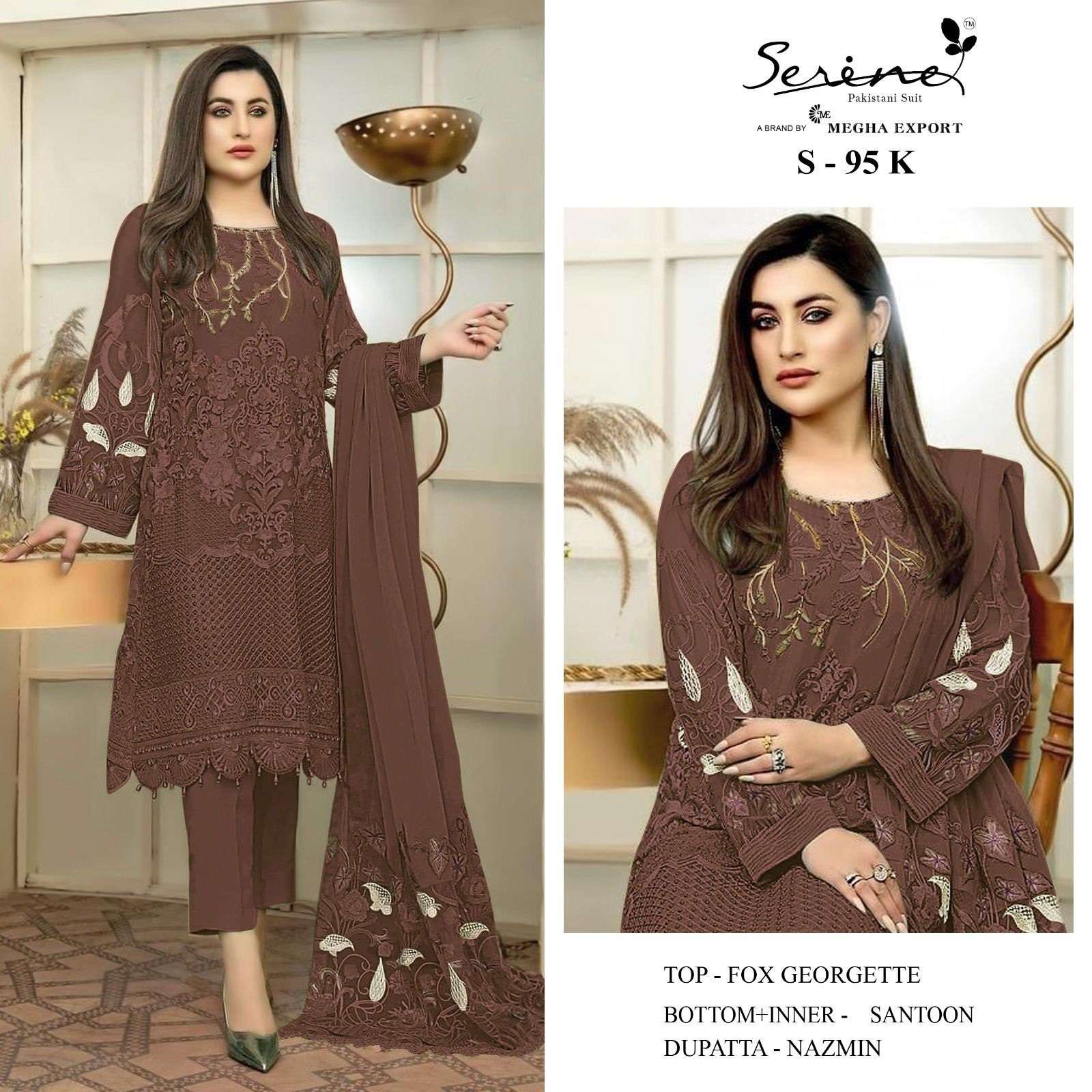 Serine S 95 I To L Exclusive Pakistani Suit Wholesale catalog