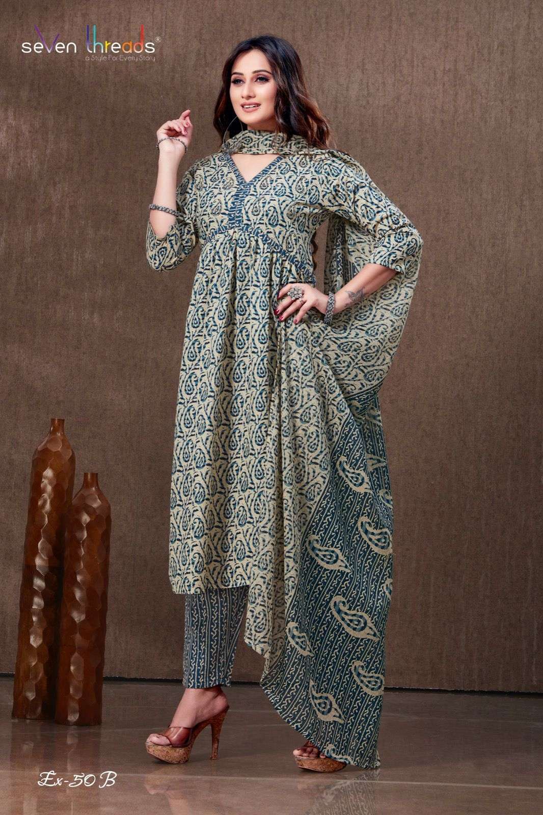 SEVEN THREADS Cotton Kurti Wholesale catalog