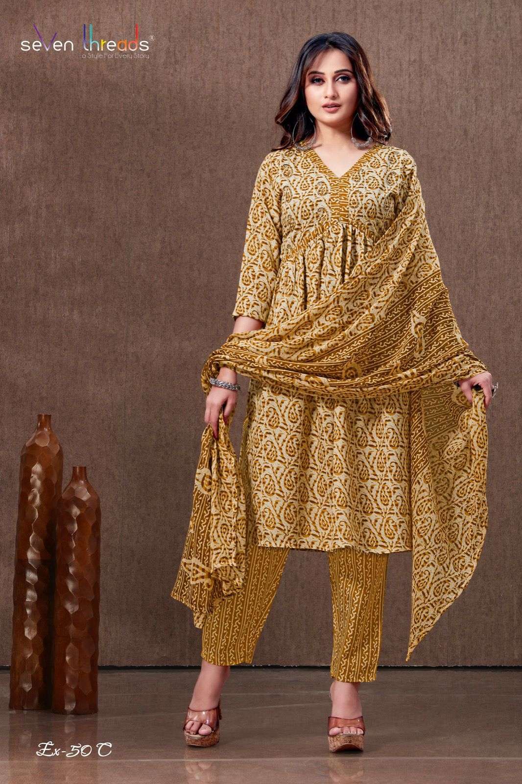 SEVEN THREADS Cotton Kurti Wholesale catalog