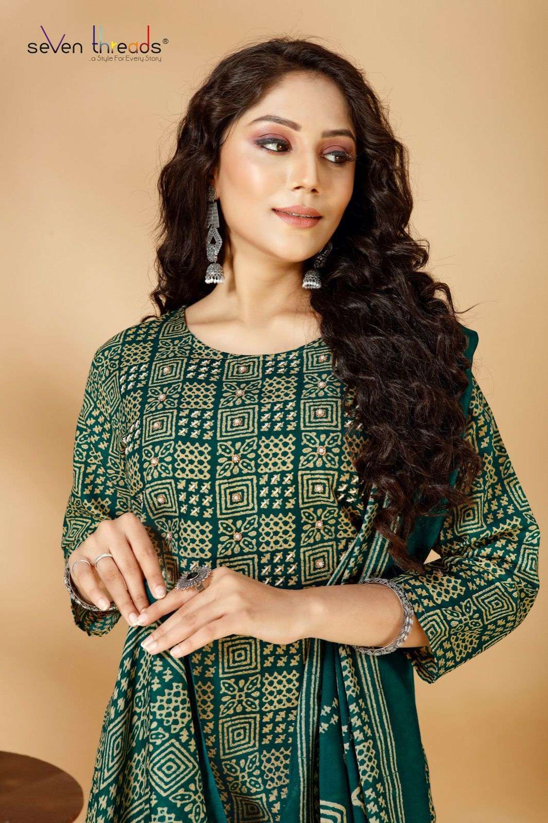 SEVEN THREADS EX:54 & 55 Cotton Kurti Wholesale catalog