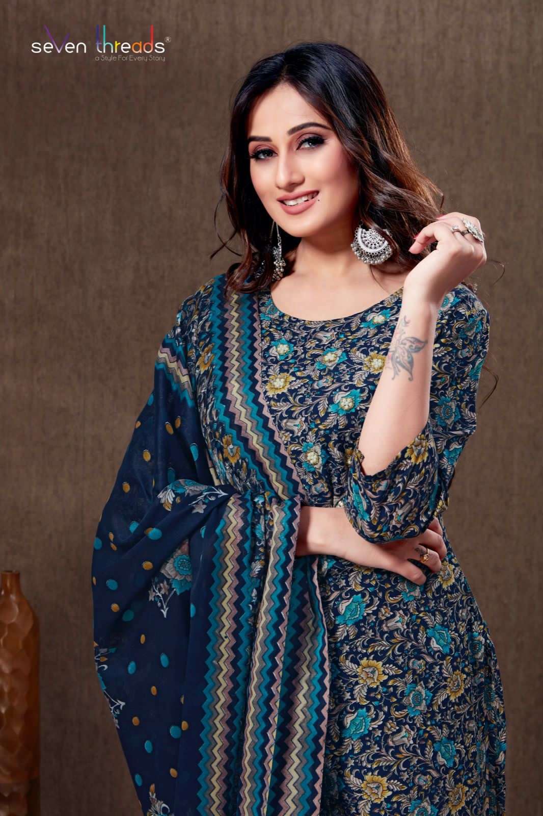 SEVEN THREADS EX:54 & 55 Cotton Kurti Wholesale catalog
