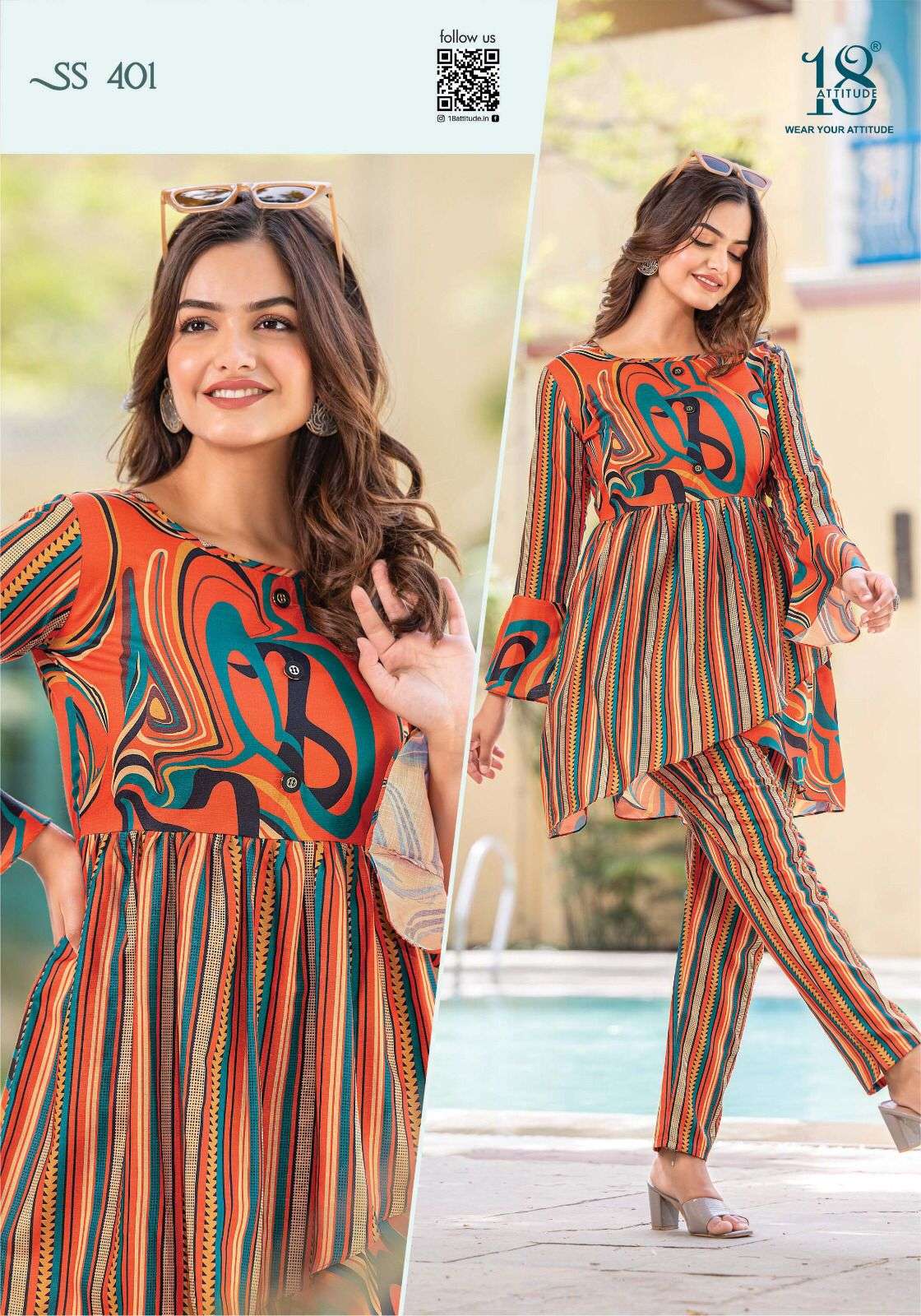 SHO-SHAA VOL.04 CORD-SET Kurti Wholesale catalog
