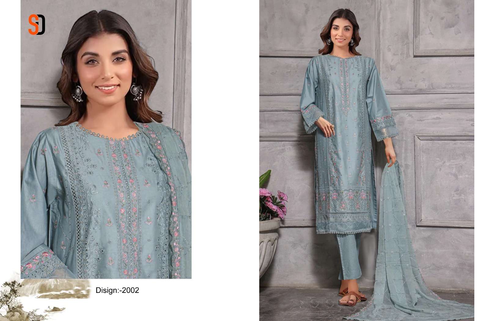 Shraddha Bin Saeed Dhagga Kari Collection Vol 2 Pakistani Suit Wholesale catalog
