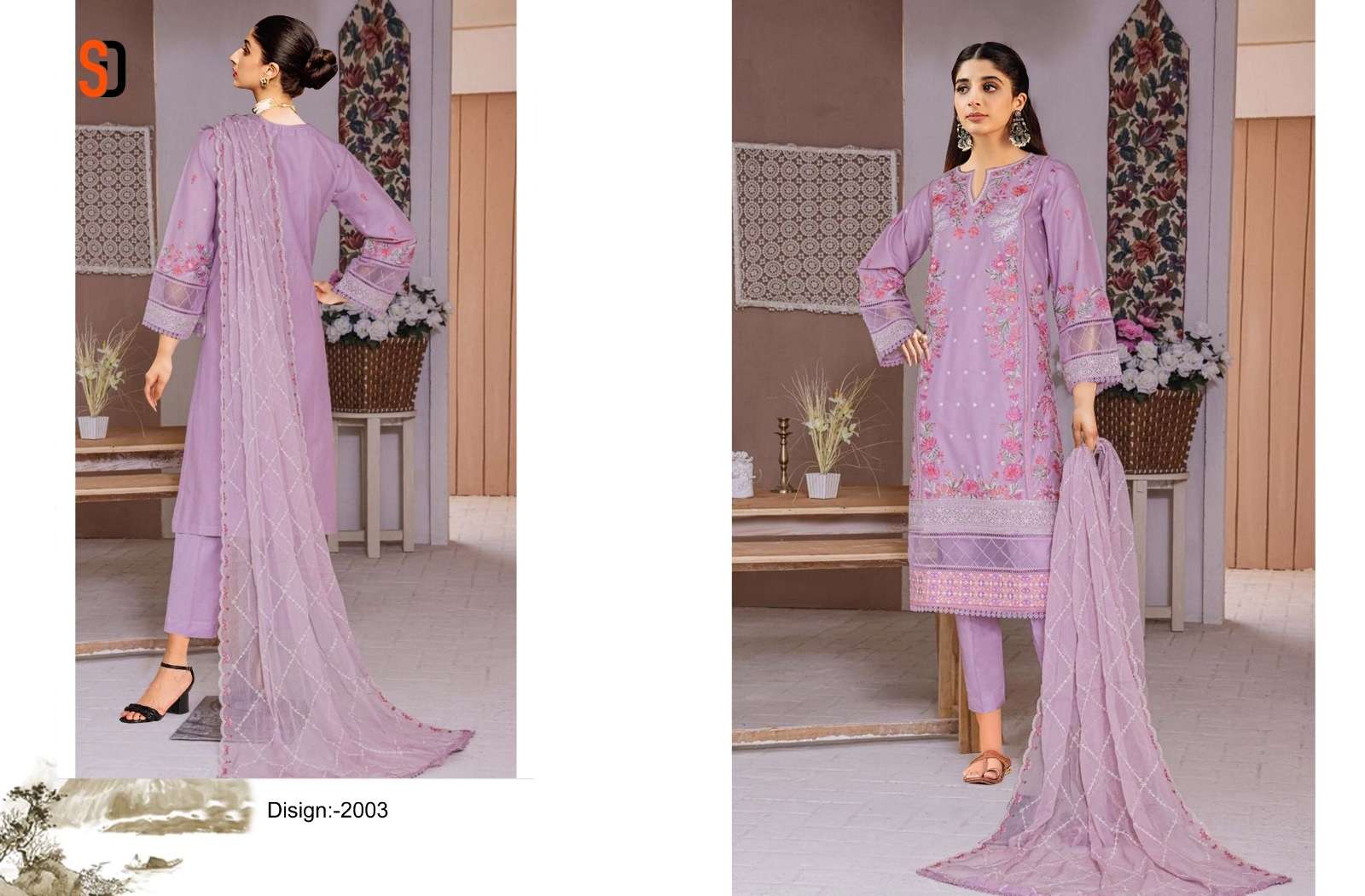 Shraddha Bin Saeed Dhagga Kari Collection Vol 2 Pakistani Suit Wholesale catalog