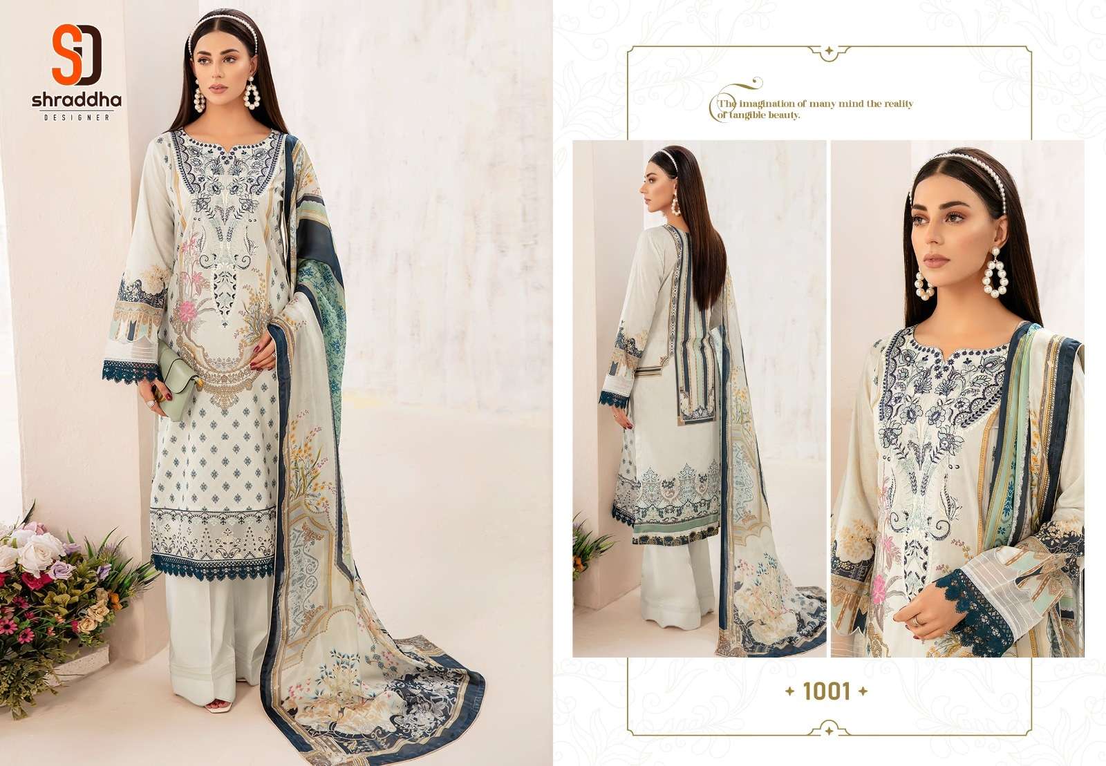 Shraddha Ramsha Vol 1 Chiffon Dupatta Pakistani Suit Wholesale catalog