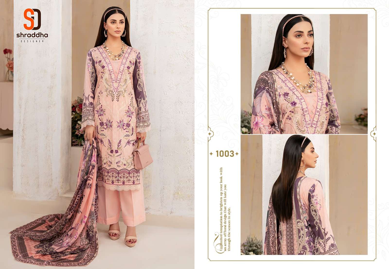 Shraddha Ramsha Vol 1 Chiffon Dupatta Pakistani Suit Wholesale catalog