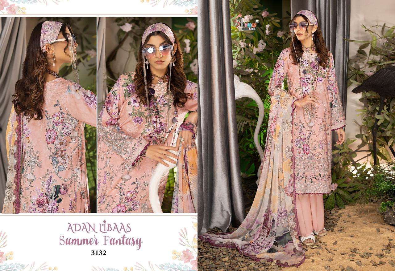 Shree Adan Libaas Summer Fantasy Cotton Dupatta Pakistani Suits Wholesale catalog