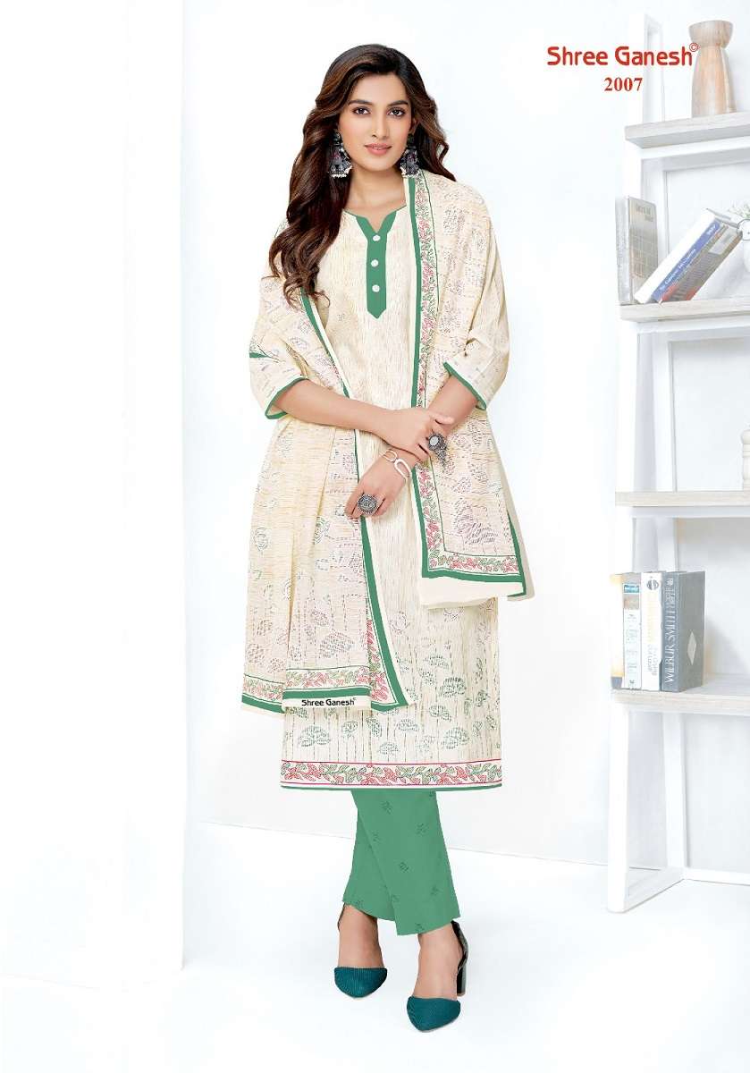 Shree Ganesh Samaiyra Vol-10 – Dress Material
