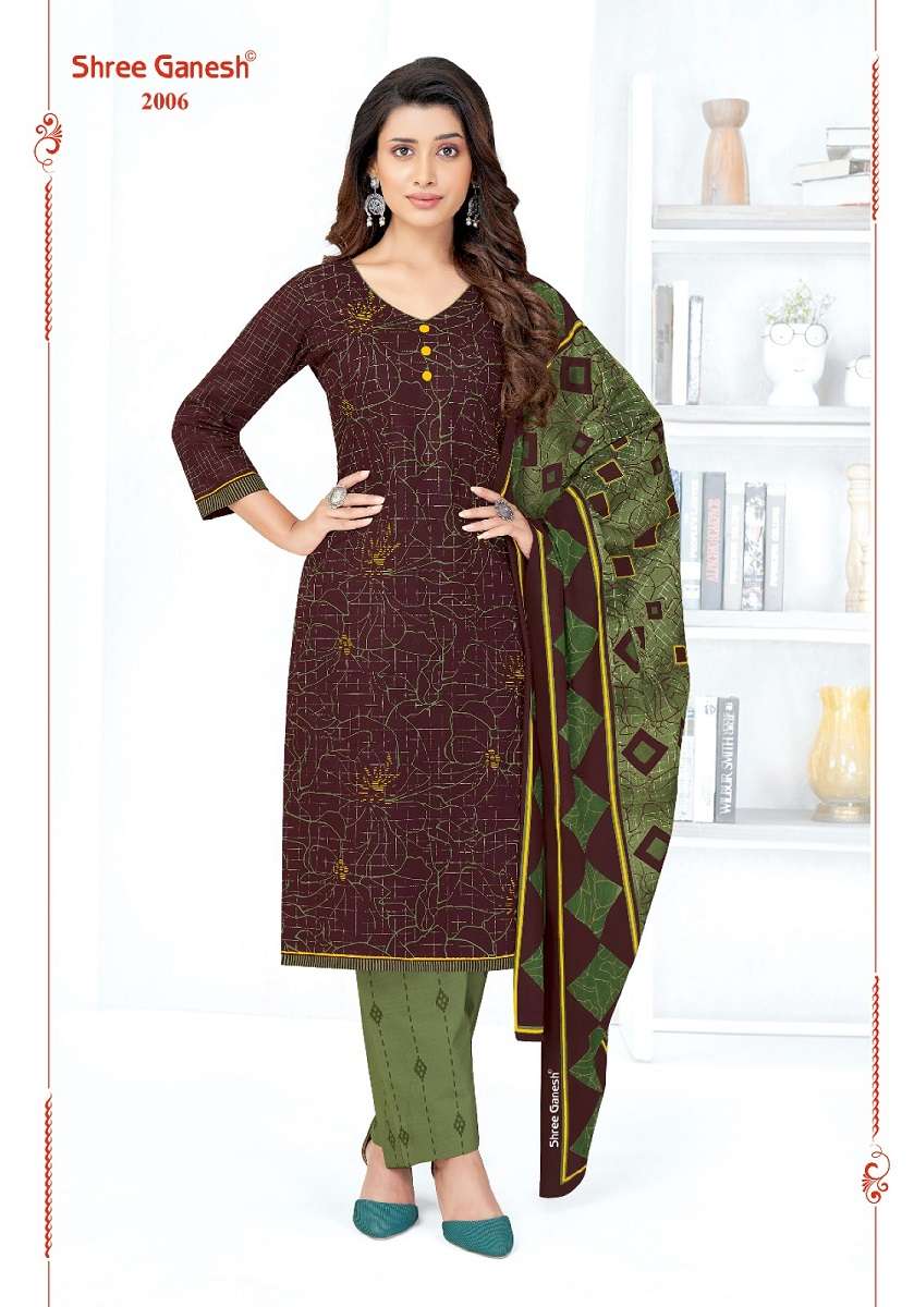 Shree Ganesh Samaiyra Vol-10 – Dress Material