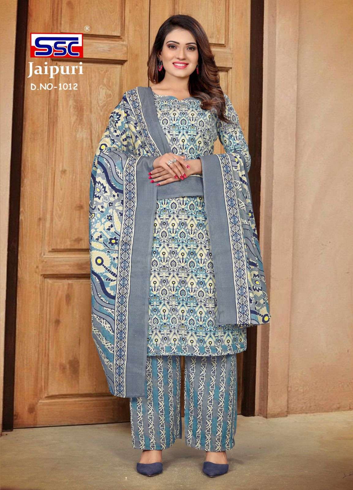 SSC JAIPURI COTTON Dress Material Wholesale catalog