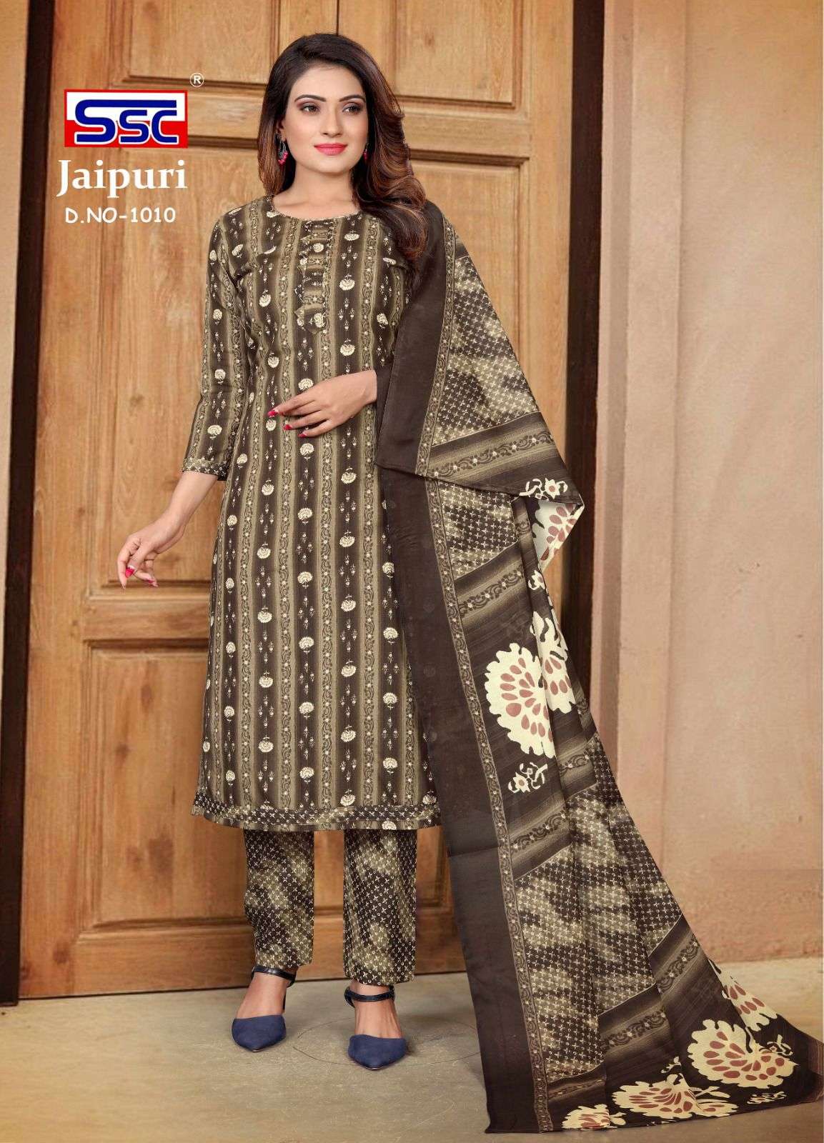 SSC JAIPURI COTTON Dress Material Wholesale catalog