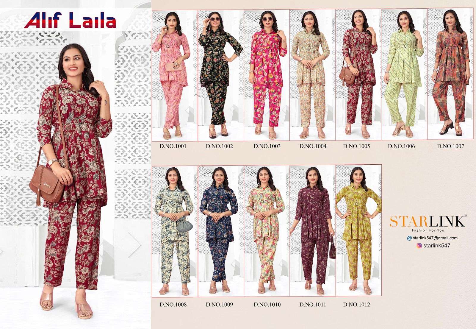 STARLINK ALIF LAILA Co-ord set Kurti Wholesale catalog