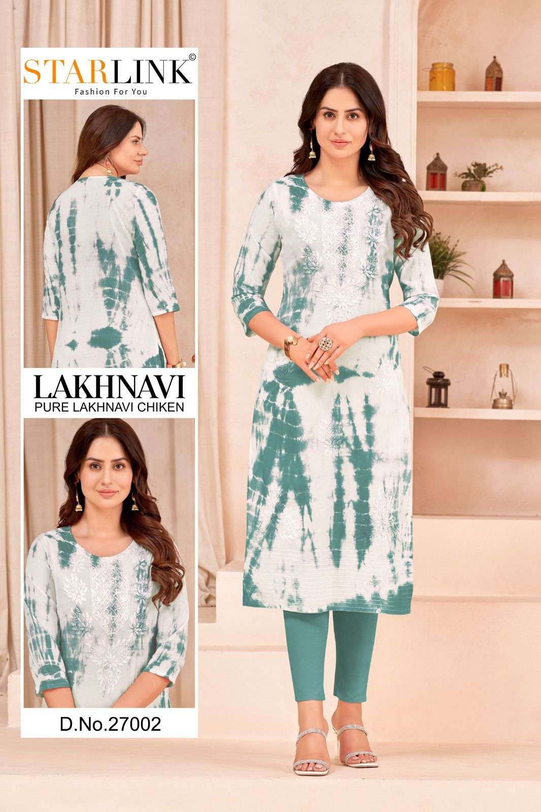 STARLINK LAKHNAVI Kurti Wholesale catalog