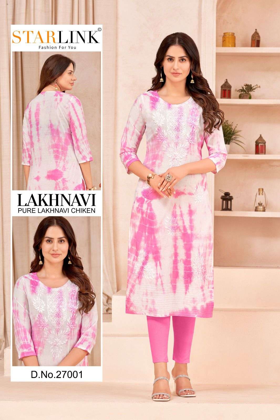 STARLINK LAKHNAVI Kurti Wholesale catalog