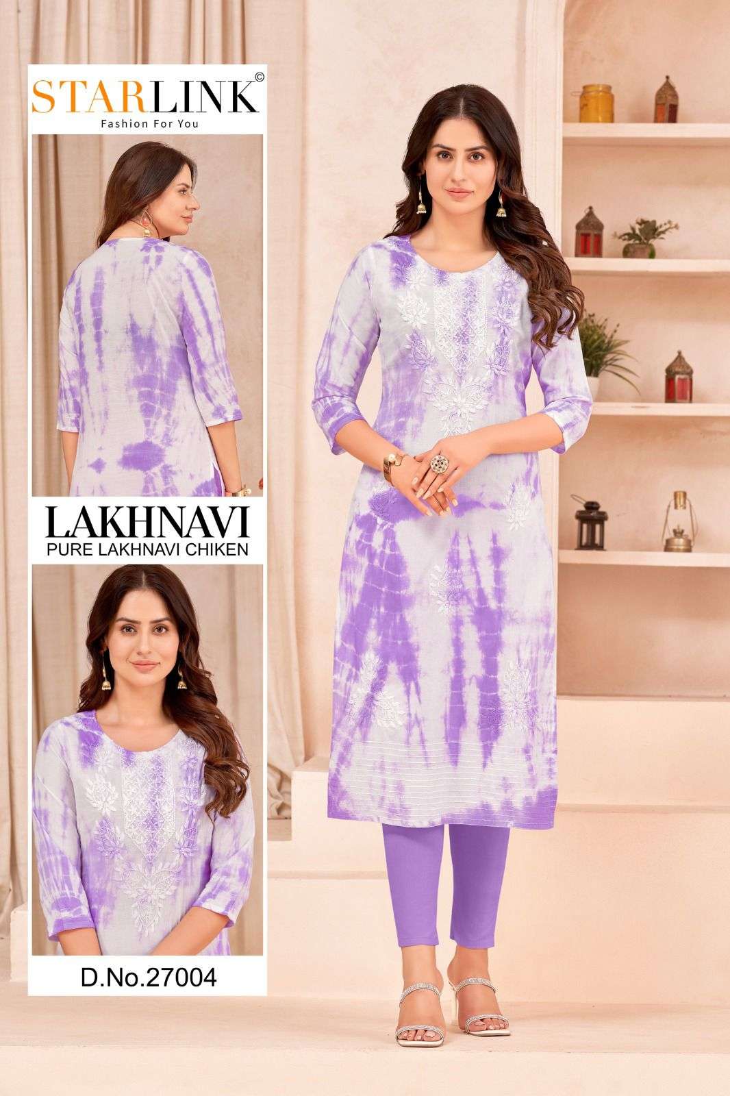 STARLINK LAKHNAVI Kurti Wholesale catalog