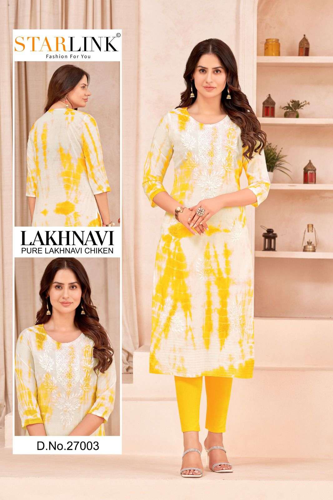 STARLINK LAKHNAVI Kurti Wholesale catalog