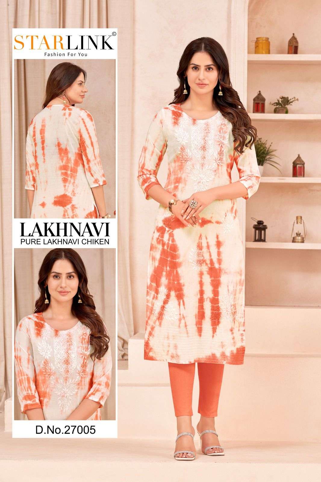 STARLINK LAKHNAVI Kurti Wholesale catalog