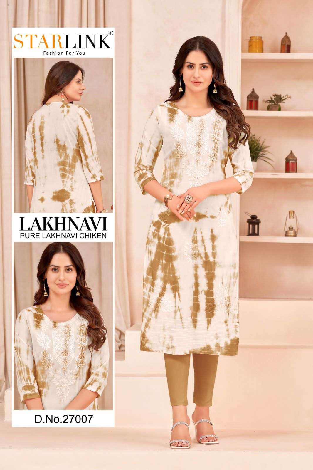 STARLINK LAKHNAVI Kurti Wholesale catalog