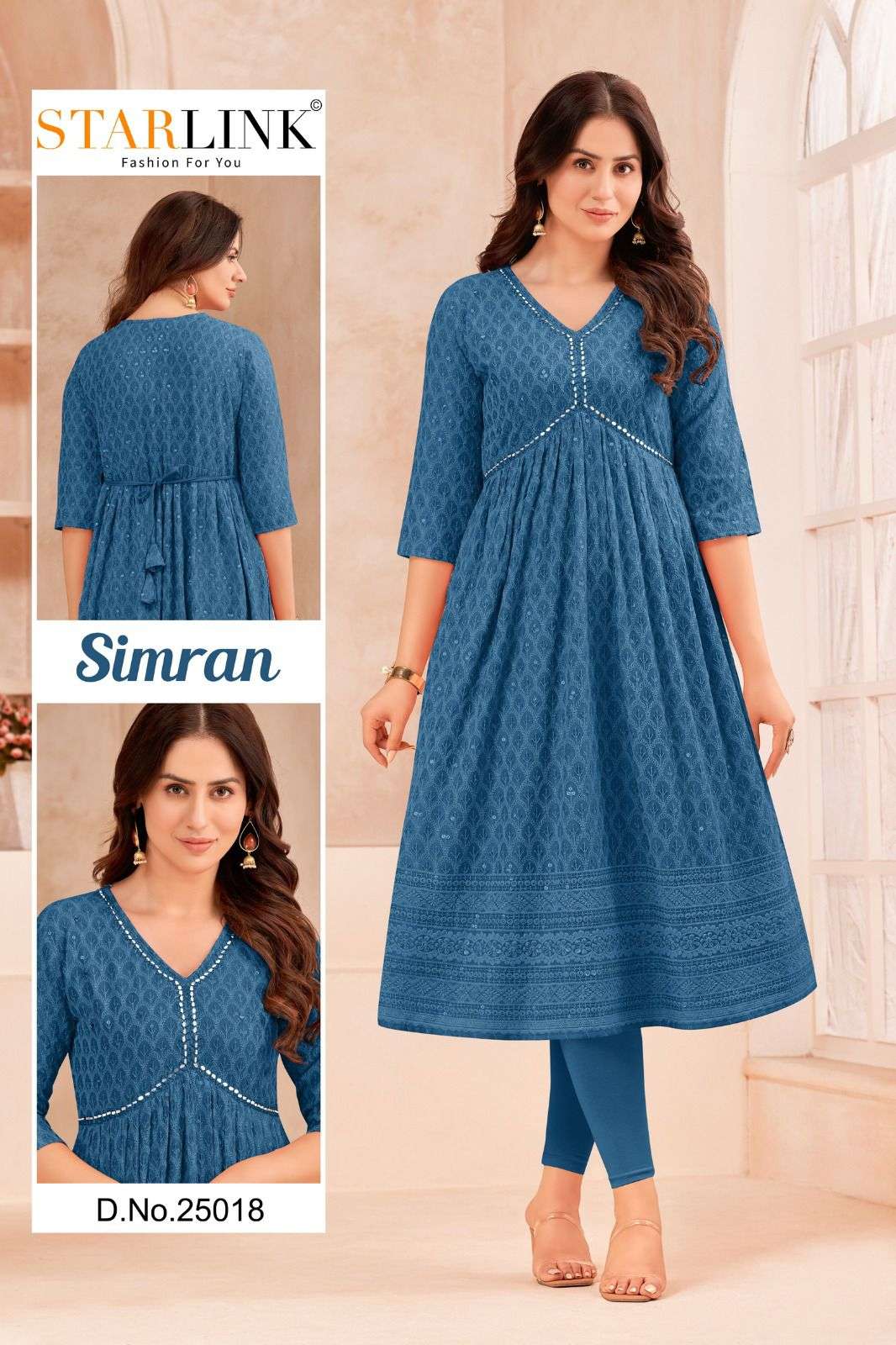 STARLINK SIMRAN Kurti Wholesale catalog