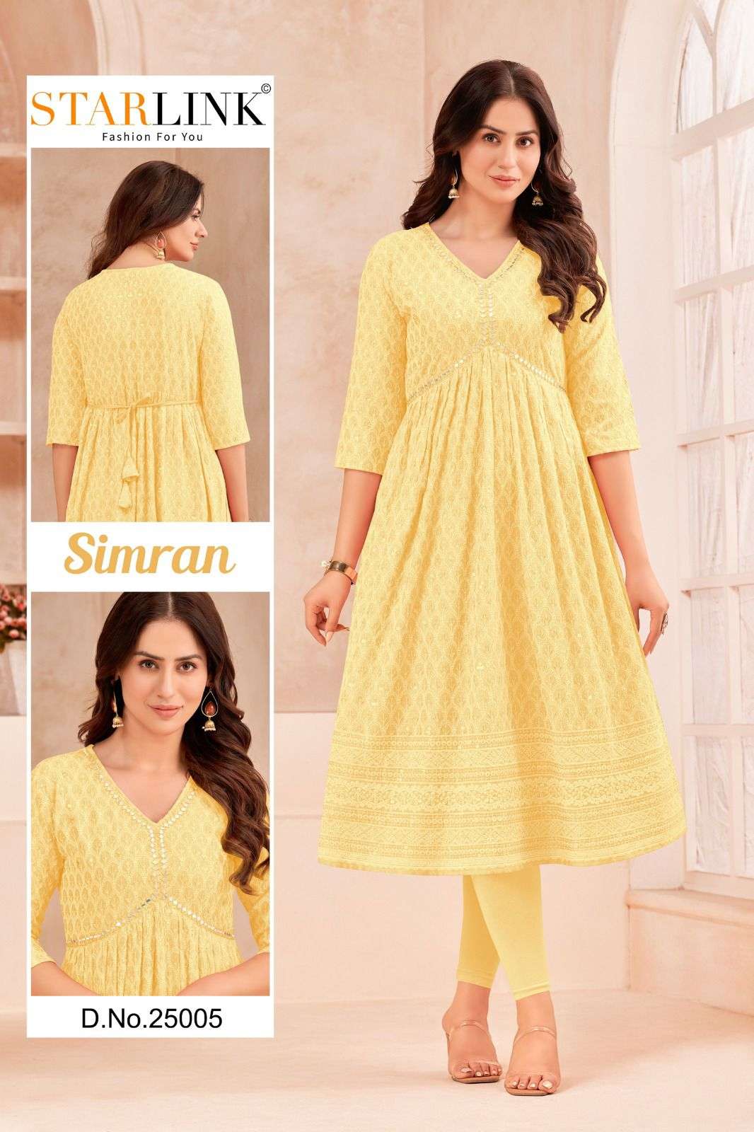 STARLINK SIMRAN Kurti Wholesale catalog