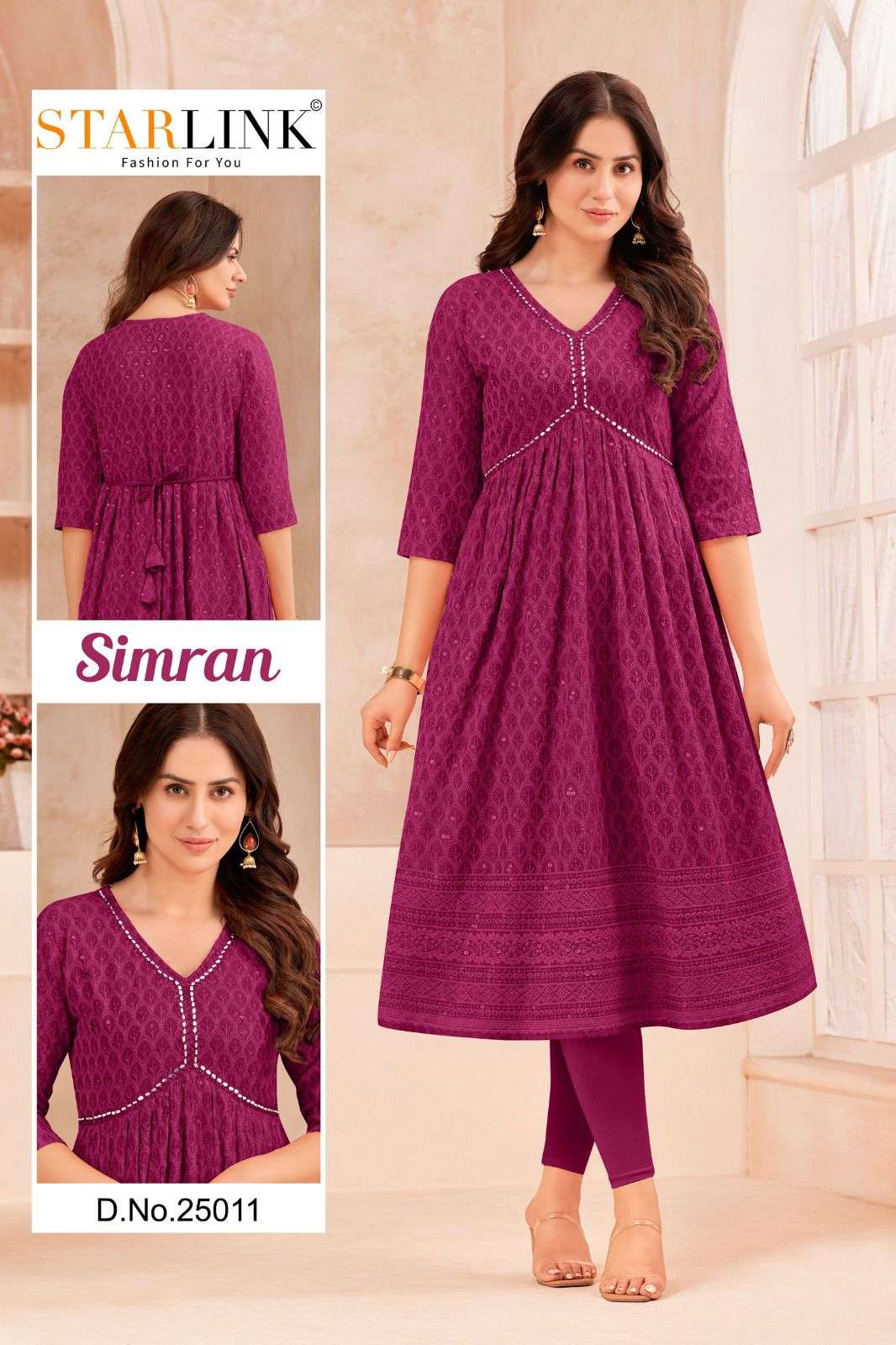 STARLINK SIMRAN Kurti Wholesale catalog