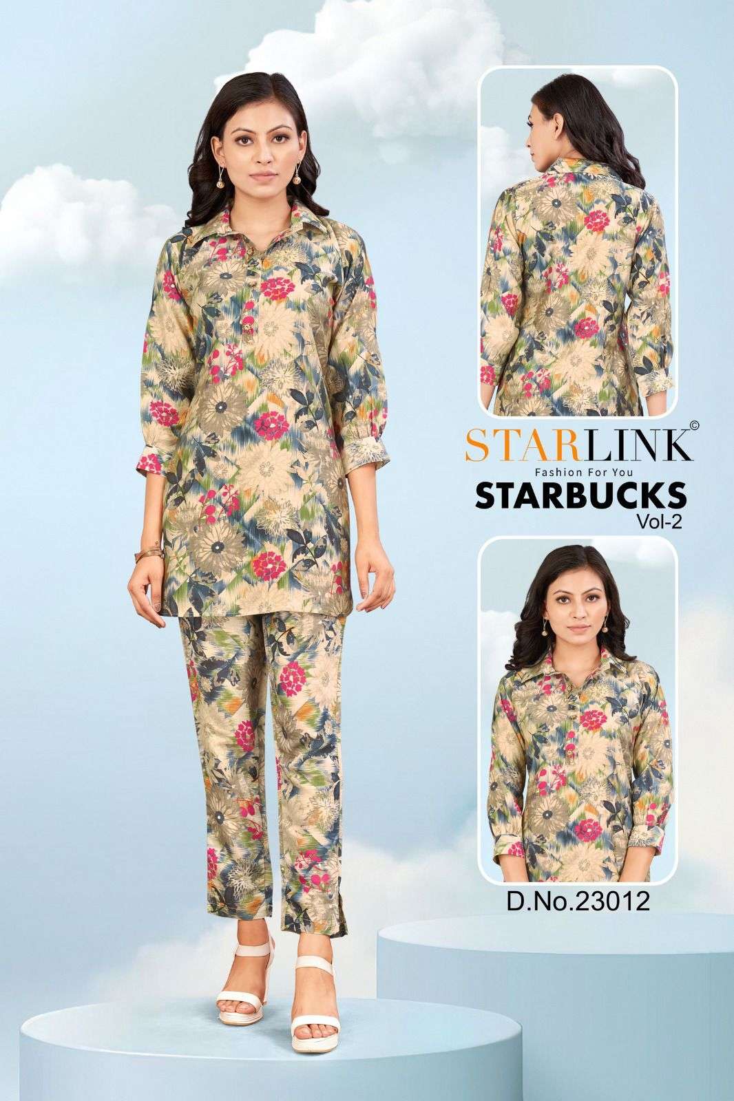 STARLINK STARBUCKS -2 Co-ord set Kurti Wholesale catalog