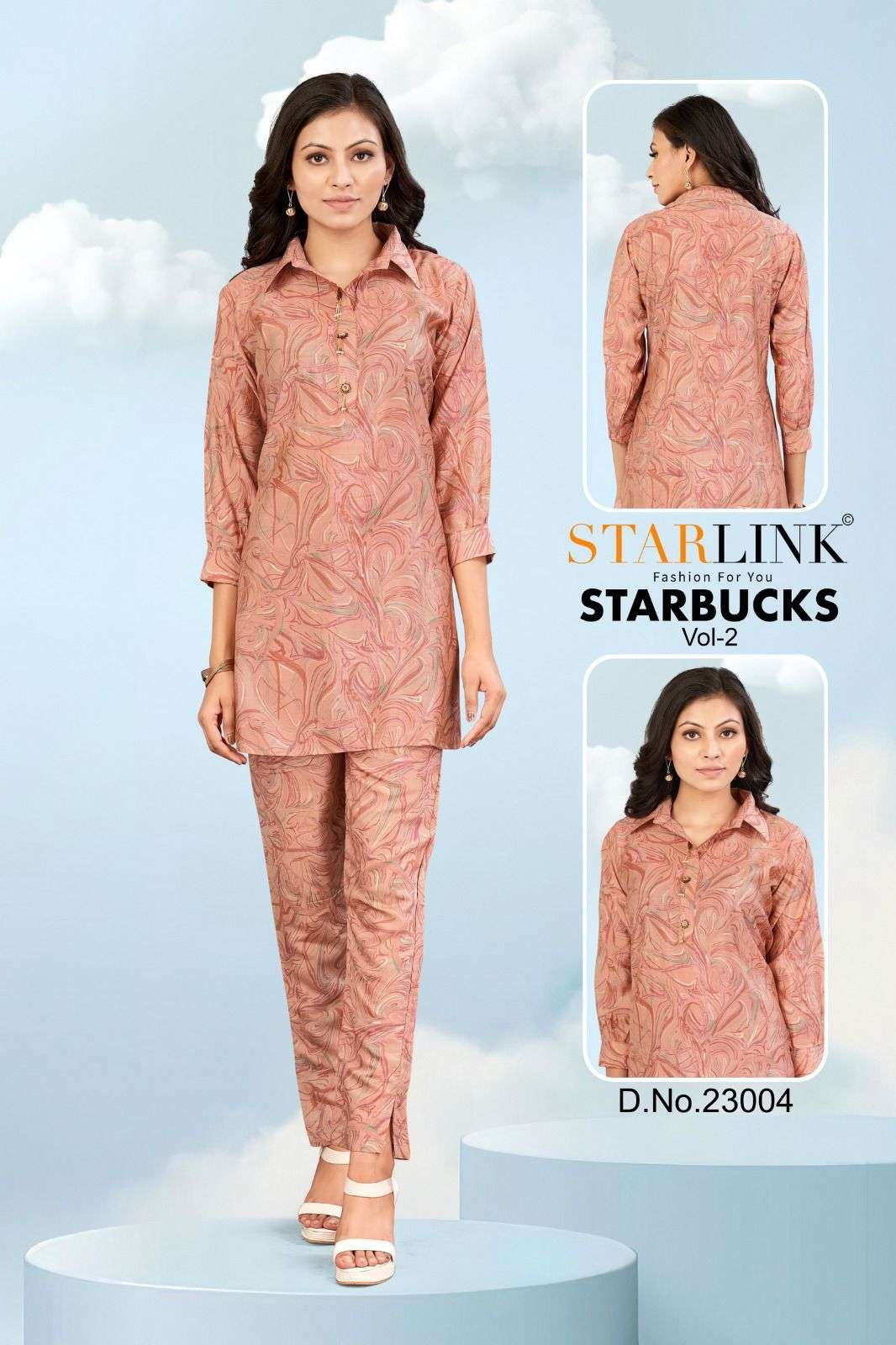 STARLINK STARBUCKS -2 Co-ord set Kurti Wholesale catalog